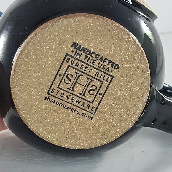 Handcrafted Sunset Hill Stoneware Happily Ever After Mug Coffee Cup Wedding Love - Picture 6 of 8